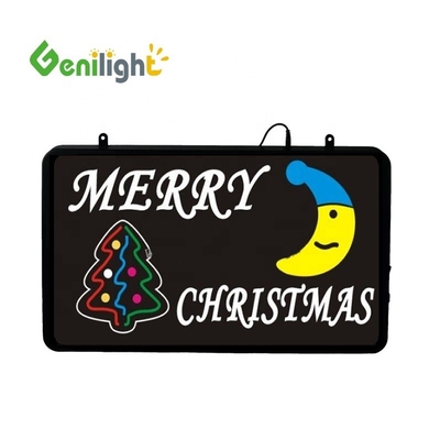 Signo de luz de neón de Navidad brillante perfecto para decoración de ventanas en cualquier entorno