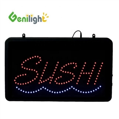 53 * 45cm Custom LED Neon Abierto para la pesca Aplicación de la tienda ABS Outframe y función de pantalla de animación