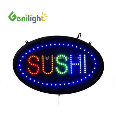 53 * 45cm Custom LED Neon Abierto para la pesca Aplicación de la tienda ABS Outframe y función de pantalla de animación