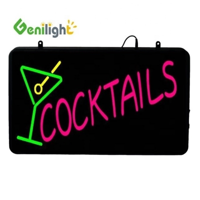 Signo de neón LED de alta densidad de píxeles LIQUOR para tienda DC12V Outframe ABS Open-Mold