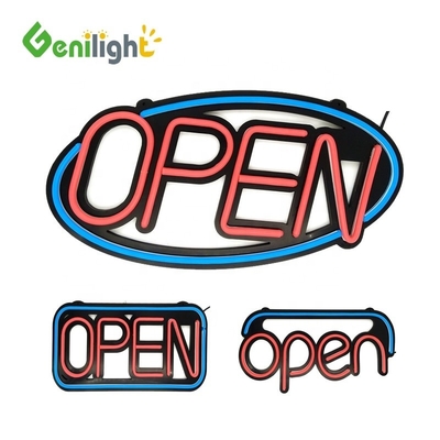 Superbrillo LED neón Iluminado de luz de signo 48 * 25cm con 10 Tipo de cambio de función