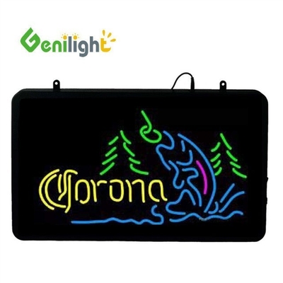 Genilight 56 * 33 cm LED Acuario luz de neón Signos para acuario mantiene alta resolución