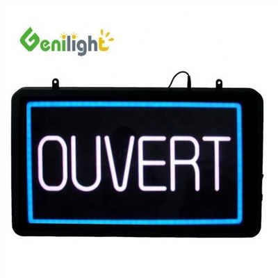 Diseño personalizado DC12V BURRITOS LED Neon Open Sign por Genilight Calificación IP Profundidad de color