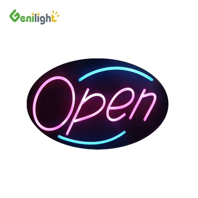 Señales abiertas de neón con luz personalizable y función SDK