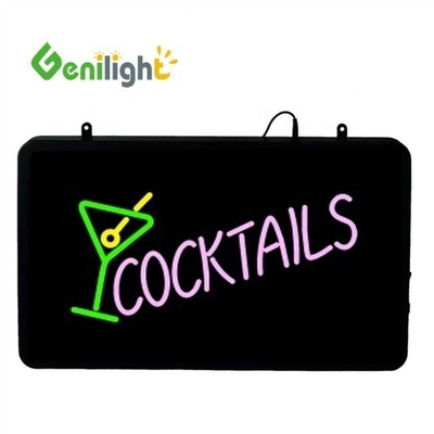 Signo de luz de neón LED para bares y pubs cerveza fría vendida aquí adaptador de alimentación 25 C
