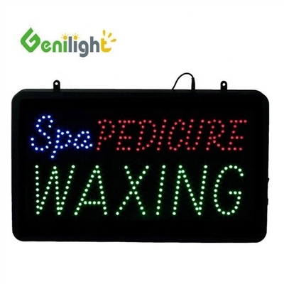 CE RoHS Indoor 56*33cm Genilight Sin vacío Flash LED Signo abierto Signo LED programable