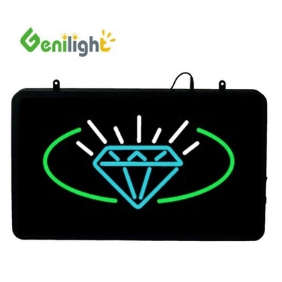 Signos LED de 56*33cm para almacenar brillo y joyas en diferentes modos