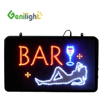 Signo de neón de cerveza con función de pantalla de animación