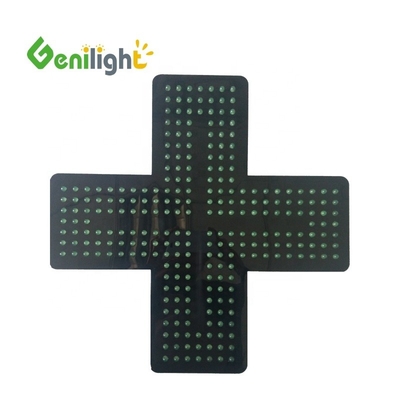 GLT-LSA2213-096 Signo de farmacia brillante en forma de rectángulo para interiores