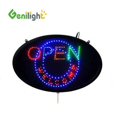 LED animado a todo color OPEN Señales comerciales para ventanas de tiendas