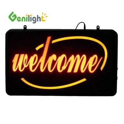 LED animado a todo color OPEN Señales comerciales para ventanas de tiendas