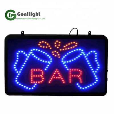 Coloridos cócteles personalizados signo de luz de neón perfecto para bares y restaurantes