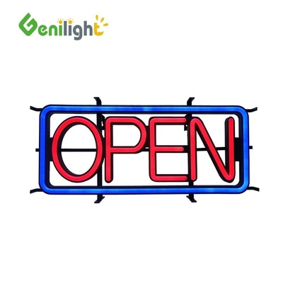 Signo LED acrílico DIY para ventanas abiertas Vida útil 10000 horas Diseño personalizado