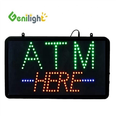 Restaurante Hoteles Suministros de alta definición LED ATM Carta Signo con cadena colgante de OEM