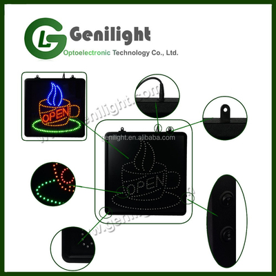 Batería recargable con LED Rock Roll Sign para negocios Forma rectangular