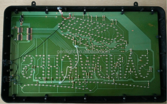3 Tipo de cambio de funciones LED Pizza Iluminada de neón Comerciante de cartelería eléctrica