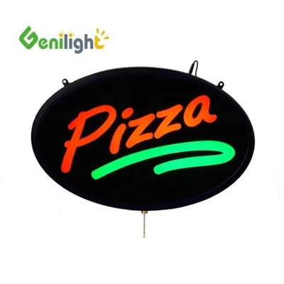 Indicador de pizzaría de neón LED personalizado cartel comercial GLT-LSN5836-004