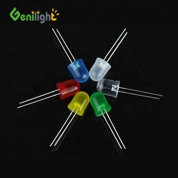 Max. Corriente inversa 50uA BLANCO F5 F8 F10 Ultra brillante, transparente en el agua, bombilla LED de 3 V Diodo emisor de luz