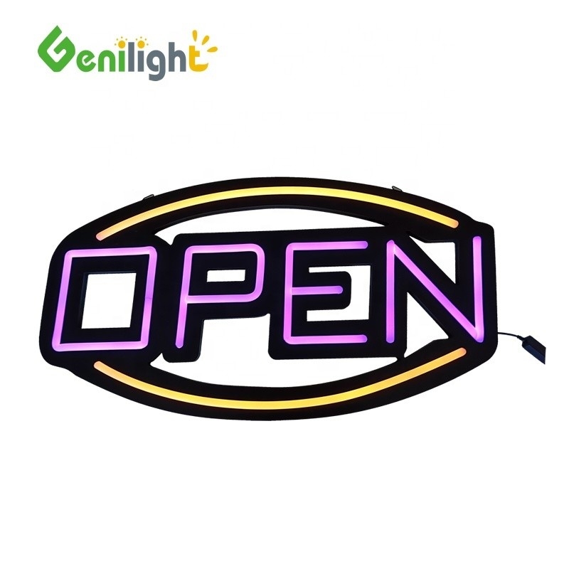 3 Tipos de cambios de funciones Signo LED con material acrílico de luz personalizado y control remoto