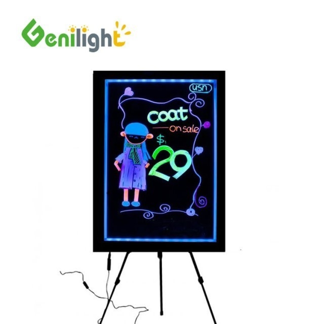 Tabla de escritura LED RGB de alto brillo con certificación CE RoHS LVD para una larga vida útil