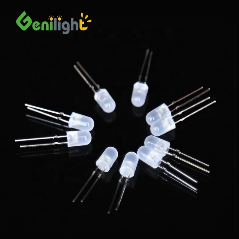 F3 LEDs de leche 3 mm Ultra Brillante Rojo Verde Azul Blanco Amarillo LED -40-60 Tolerancia