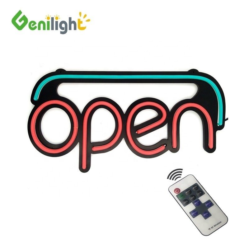 Genilight 48 * 25cm Usado en interiores Neon Sign Light Decoración de la ventana de la pared 10 Tipo de función de cambio