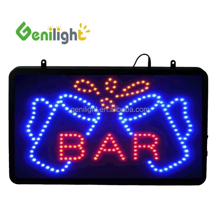 Display de ventana de cerveza de bar Super brillo LED luz de neón con función SDK y RGB