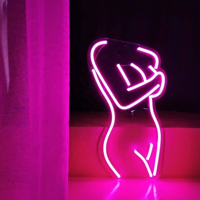 Sexy Lady Neon Sign para el Dormitorio Hombre Cueva Bar Tienda Casa Fiesta Arte Decoración Consumo de energía 1