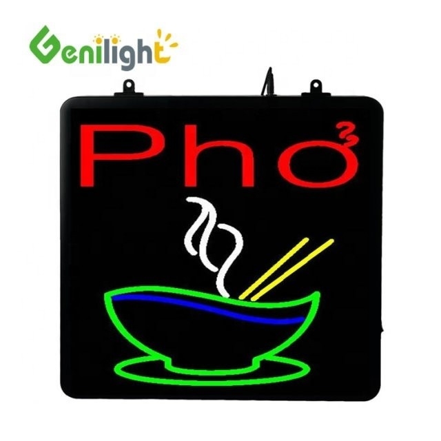 Control remoto inalámbrico LED de luz de neón Pho Signo con pantalla de animación Panel de función Tamaño 53 * 45