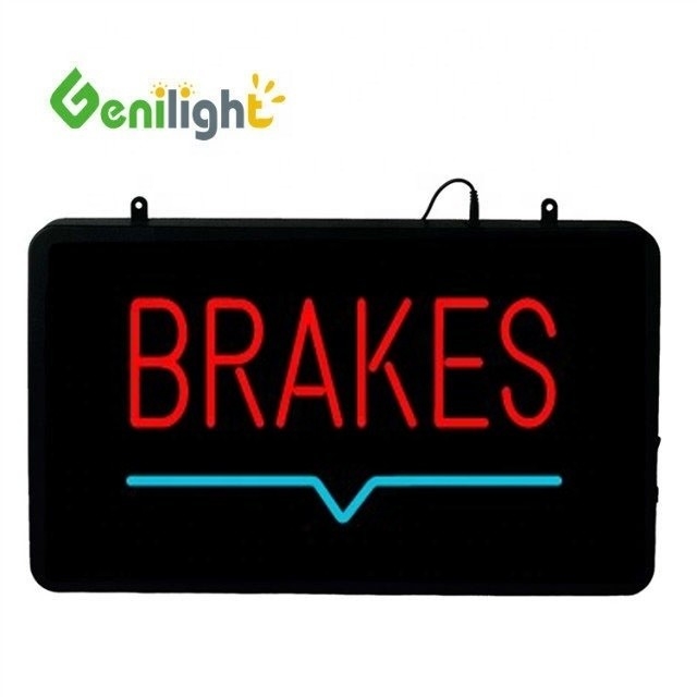 Genilight 56 * 33 cm LED FRENOS Neón de la señal abierta para proyectos DIY en el comercio minorista