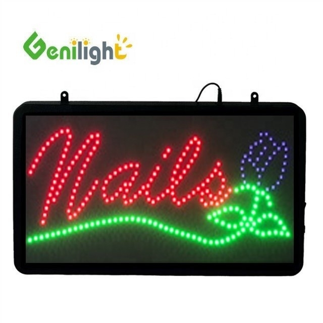 Brillo Genilight Interior 56*33cm Super Brillo LED personalizado con pantalla abierta