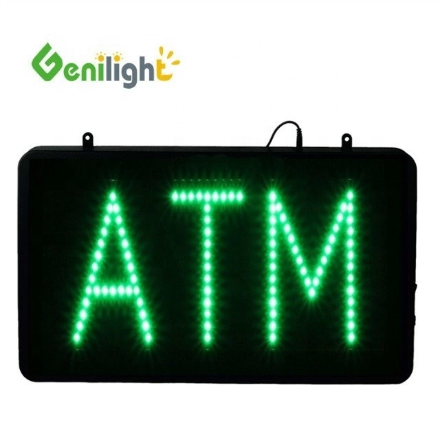 56*33 Tamaño del panel LED Signo acrílico/ ATM LED Tablero de señalización con ABS Outframe