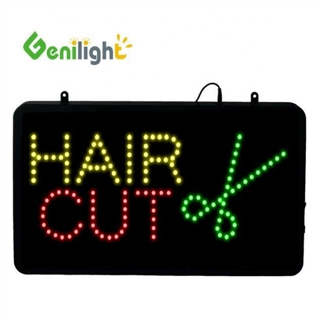 Genilight Indoor 56*33cm Salón de peluquería de alta brillantez Corte de pelo Panel de luz abierto para salones