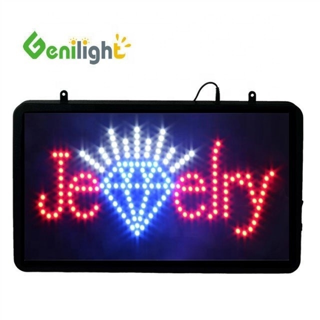 Signos LED de 56*33cm para almacenar brillo y joyas en diferentes modos